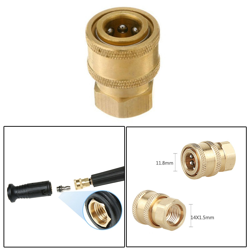 1/4 High Pressure Washer with Quick Connector Couplers Couplings