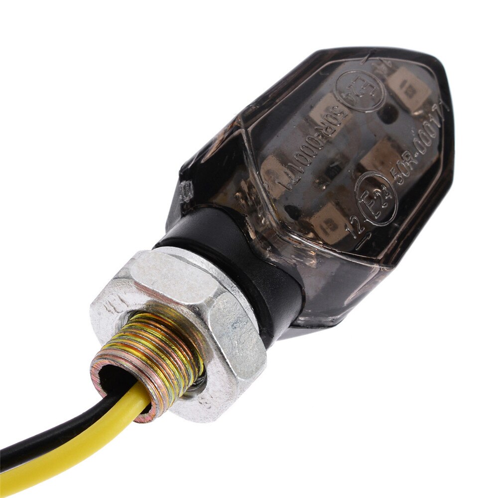 2 Clignotants LED 23mm Pour Moto Yamaha Honda Suzuki KTM Kawasaki - Stop Et Clignotant Combinés