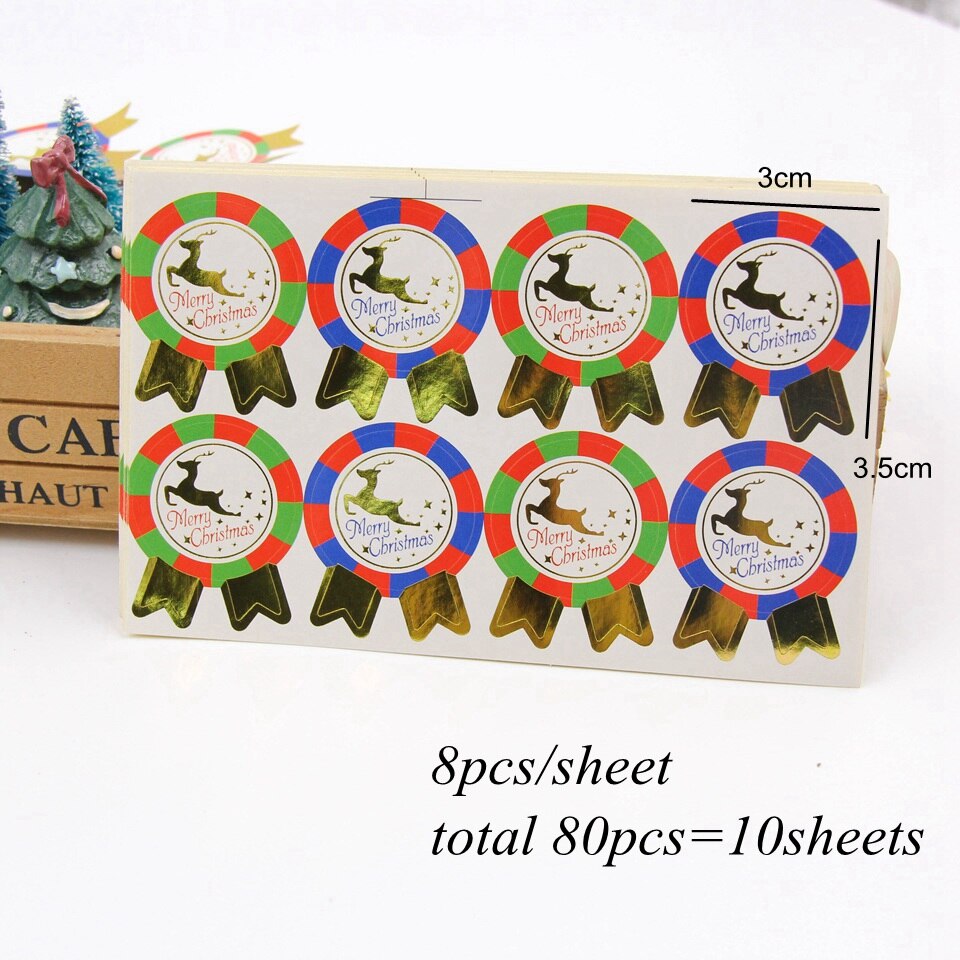 60 stuks bedanklabels stickers labels 4 stijlen feest/bruiloft bedankjes doos tas plakboek gasten inpakbenodigdheden: 80 stuks type a