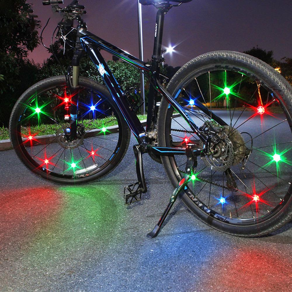 6Pcs Bike Wiel Verlichting Fiets Spoke Lights IP67 Waterdichte Fiets Wiel Verlichting Voor Veilig Fietsen Led Neon Lamp cover Wiel