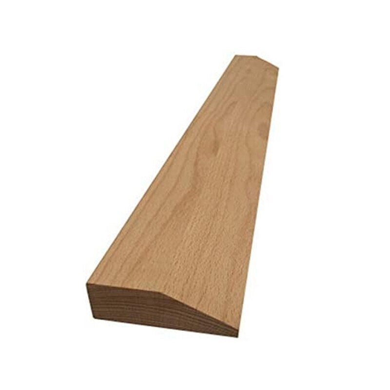 -26X7.5cm Yoga Brick Round Brick Oblique Plank Beech Semicircular Arc Brick Oblique Board Square Brick