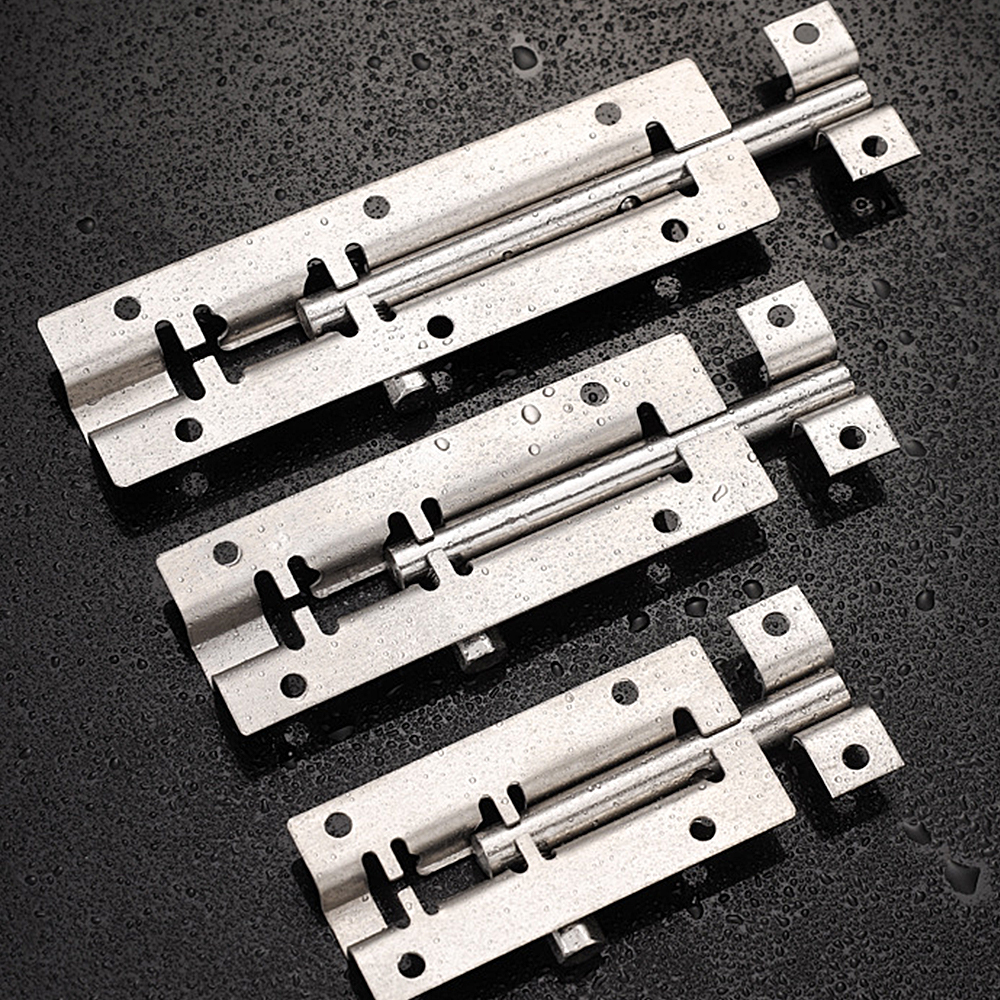 Roestvrij Stalen Deur Veiligheidsslot Gesp Raam Klink Zware Verdikte Schuifpoort Toren Bouten Klink Catch Home Hardware