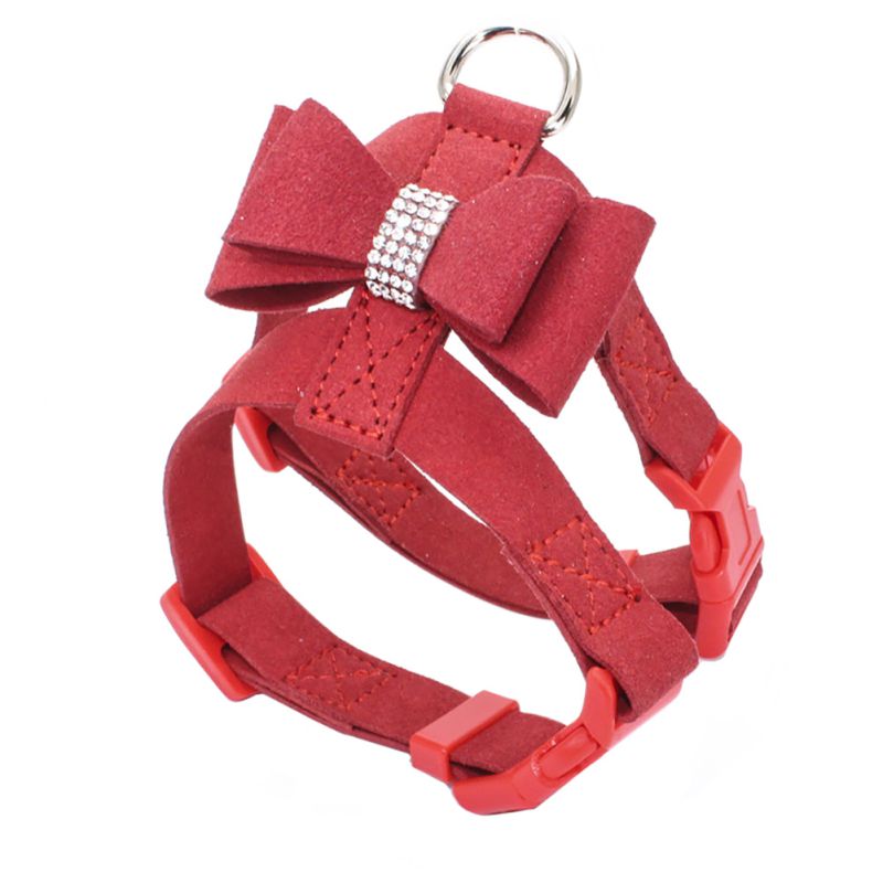 Hond Puppy Kat Vlinderdas Kraag Strass Harnas Leiband Voor Hond Kat Pet Hond Kat Accessoires Prinses Stijl