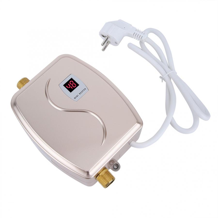 3800W Instant Electric Tankless Water Heater Instantaneous Water Heater Instant Electric Water Heating Temperature Display