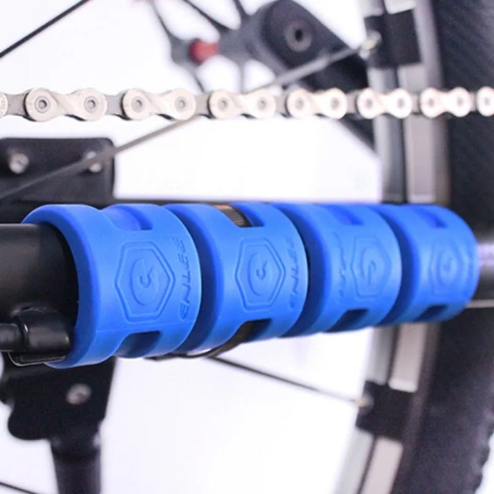 Rubberen fietsbeschermende uitrusting Fietsframe Stabiele fiets Anti-botsing beschermhoes Beschermende ring Betrouwbaar