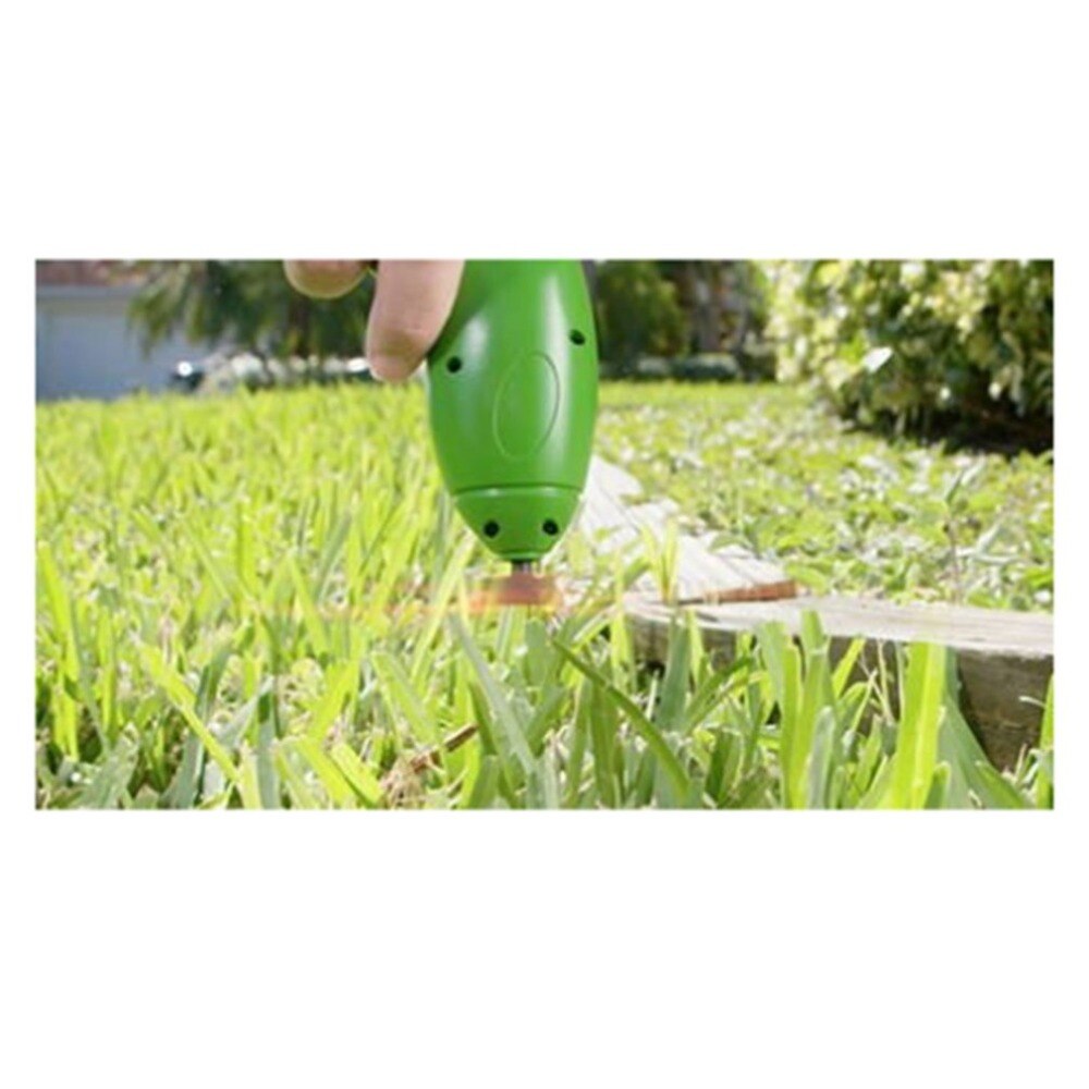 Zip Trim Cordless Trimmer Edger Works With Standard Zip Ties Portable Extendable Trimmer with Protective Shield Garden Weeder
