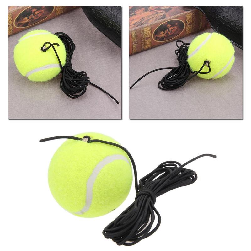 1pc tennisballer med streng elastisk motstand slitesterk gummi tennis treningsballer tennis trener partner sparring enhet
