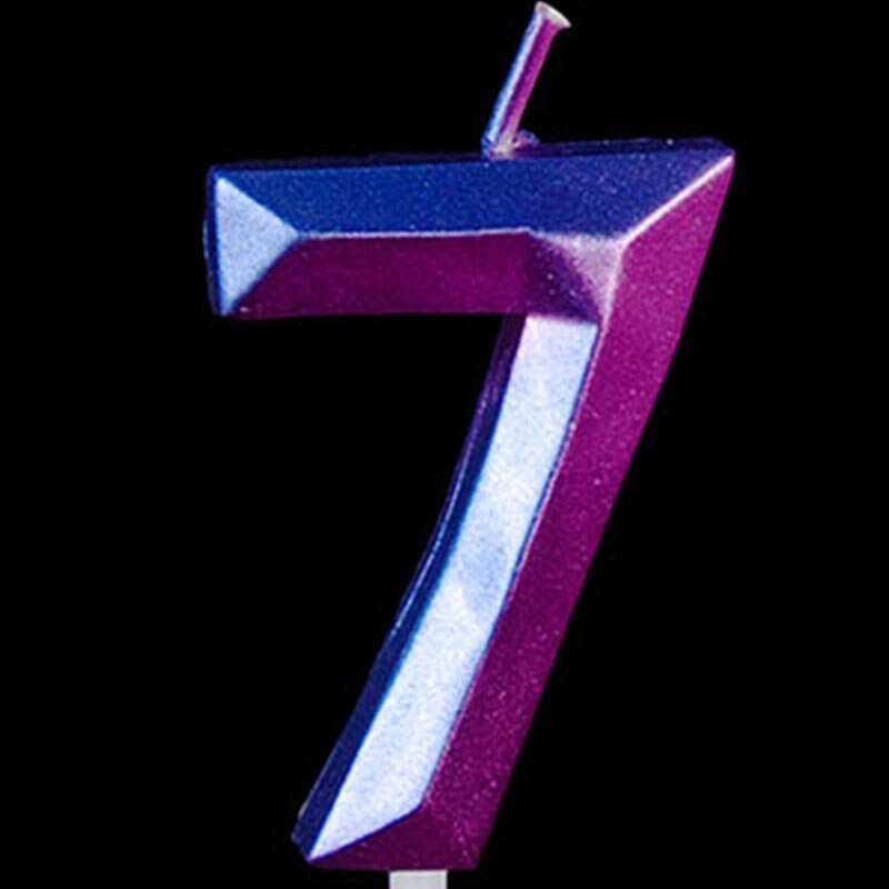 Verjaardag Kaarsen 1 2 3 4 5 6 7 8 9 0 Gold Kids Jongen Meisje Verjaardag Voor Cake Party levert Decoratie Cake Kaarsen: 7