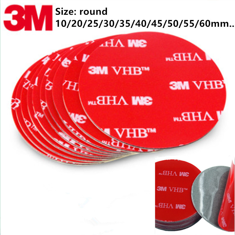 3M VHB 5608 Akryylivaahto Kaksipuolinen Teippi - 0.8mm Paksuus - Harmaa - 10 Kpl