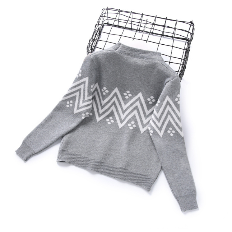 Maglioni per ragazze autunno Set nuovo Top lavorato a maglia a maniche lunghe e gonna a vita alta abbigliamento invernale per bambini maglioni per bambina 2 pezzi 2-6 anni