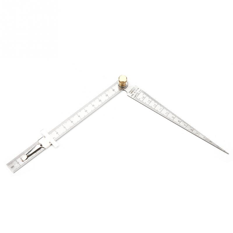 1Pcs Stainless Steel Welding Taper Feeler Gauge Depth Ruler Hole Size Inspection Gage For Measurement Tool 1-15mm