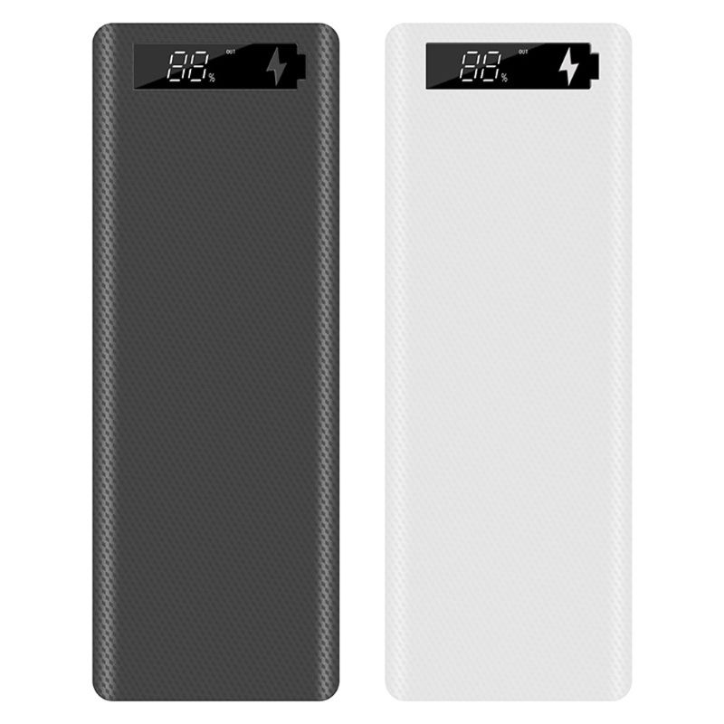 LCD Display DIY 10x18650 Battery Case Power Bank Shell Charger Box Accessories 24BB