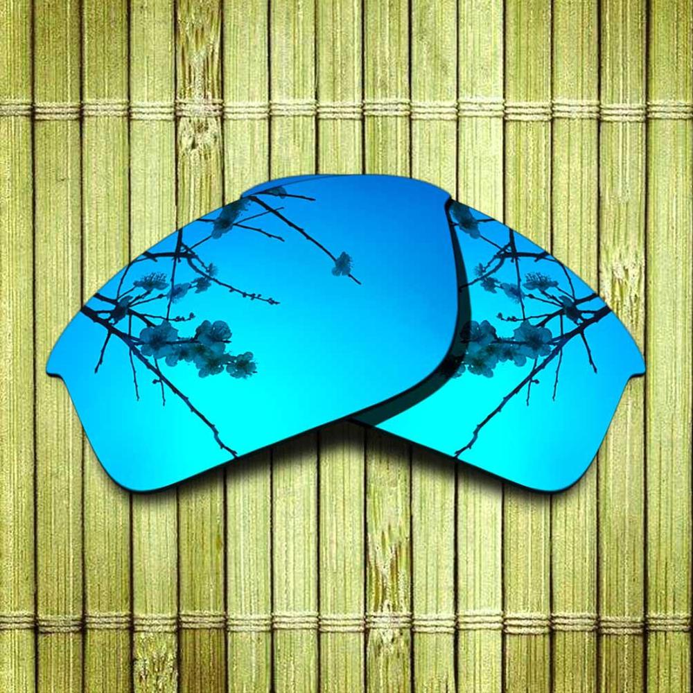 Polarized Replacement Lense For-Oakley Bottle Rocket Sunglasses Frame True Color Mirrored Coating - Options: Blue