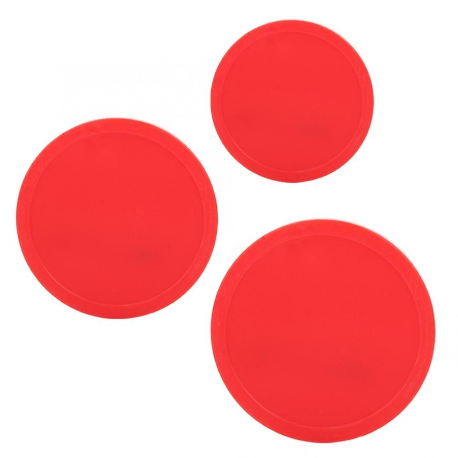 4 Pcs Hockey Pucks Pushers Plastic Air Ice Hockey Pucks Piece Replaceable For Tables Game Equipment Party