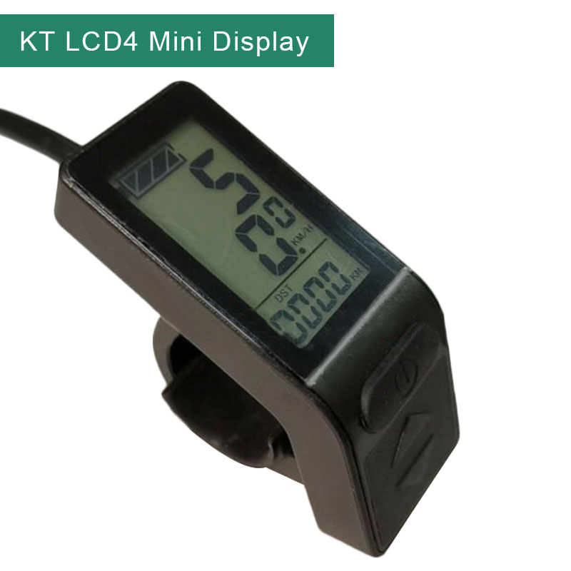 24V/36V/48V Mini Electric Bike Display Waterproof Speed Controller KT-LCD4 Mid Motor E bicycle Conversion Kit