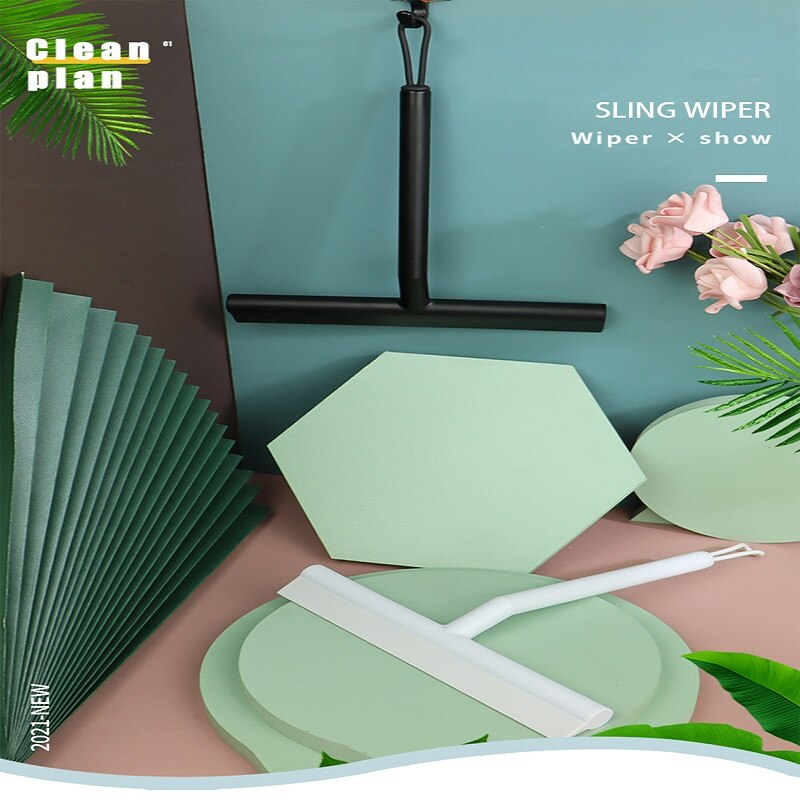 Siliconen Glas Schraper Zacht Duurzaam Vensterglas Schraper Multifunctionele Floor Cleaning Zuigmond Voor Keuken Thuis Cleaning Tools