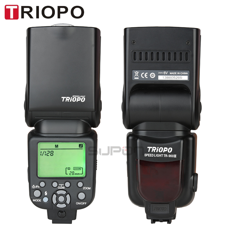 Triopo Speedlite Flash Speedlight TR-960 III 2.4G Wireless Suit for Sony A850 A450 A500 A560 A77 A65 A33 A35 Cameras Genunie