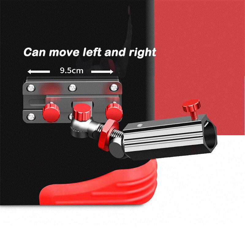 Fishing Rod Holder CNC Aluminum Magnesium Alloy Universal 360 Adjustable Fish Box Rod Rack Stand Support Fishing Accessories