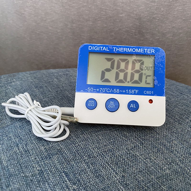Digital Humidity Meter Thermometer Hygrometer Sensor Gauge LCD Temperature Refrigerator Aquarium Monitoring Display Indoor