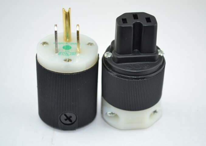 Hifi HBL8215C USA Power Plug&amp;IEC Connecter pair