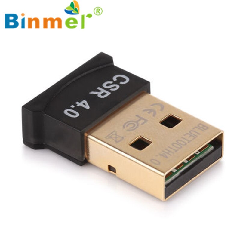 Binmer 2017 Bluetooth CSR V4.0 Dongle doppio modalità Adattatore Senza Fili 20m 3Mbps per Finestre 8 7 Adattatore Bluetooth agosto 24