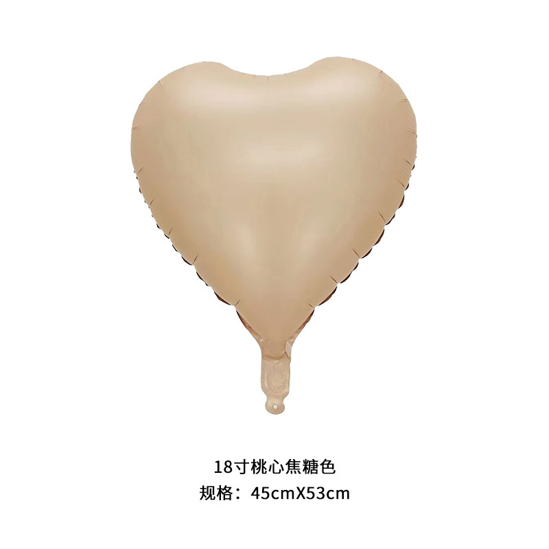 Brown Beige Cream Heart Balloons Number Balloon 1 2 3 4 5 Digital Foil Balloon Birthday Party Decoration Helium Air Globo: Emerald