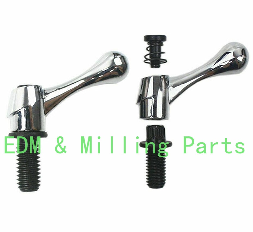2pcs Milling Machine Part Table Lock Bolt Mill Handle CNC M1/2 Thread For Bridgeport