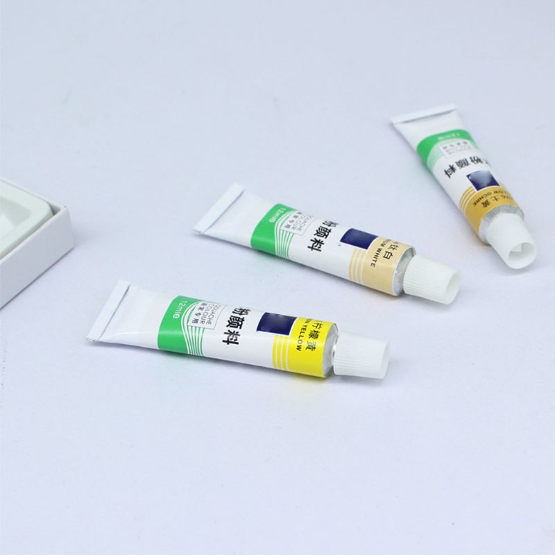12ml 12/24 Colors Gouache Paint Tubes Set Draw Painting Pigment Art 2XPF