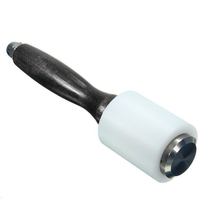 25 st läder präglingsverktyg manuell hantverkssats kit olika form stämplar set sadel gör diy punch trä hammare fasning