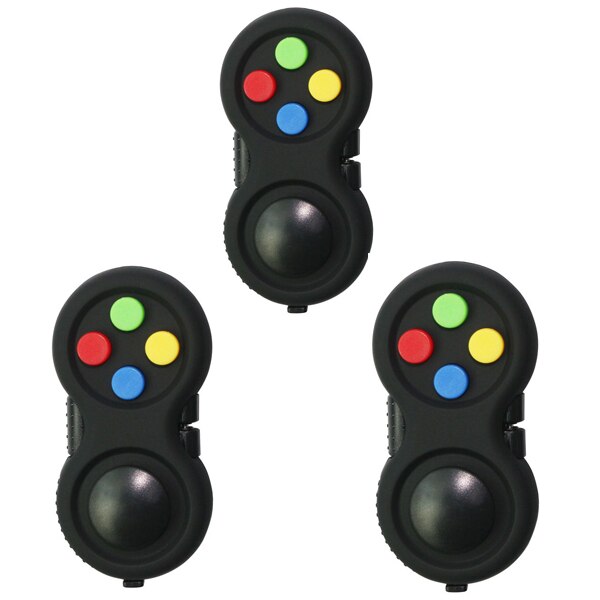 ZK60 antistress toy for adults children kids fidget pad stress relief squeeze fun hand interactive toy office christmas: three-K