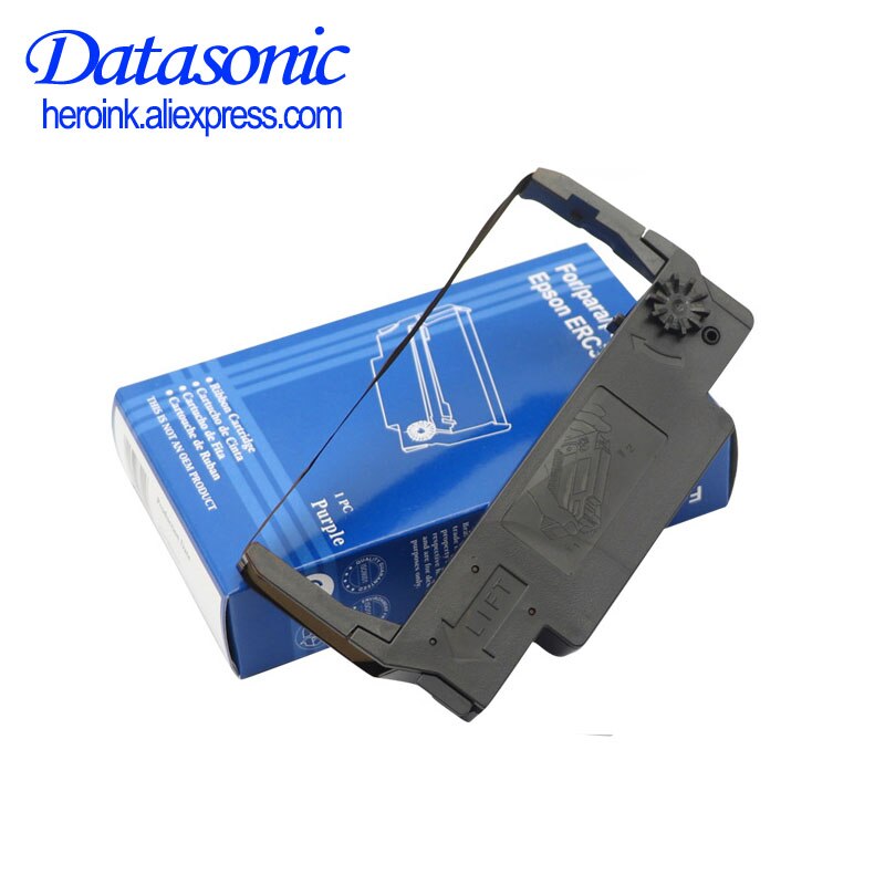 Datasonic 5Pcs ERC30 ERC-30 ERC 30 34 38 B/R Compatible with Ribbon Cartridge for Use in ERC38 NK506 Printer Ink Ribbon