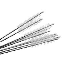10 pièces en acier inoxydable nettoyage tuyau potable brosse paille nettoyant outil de cuisine