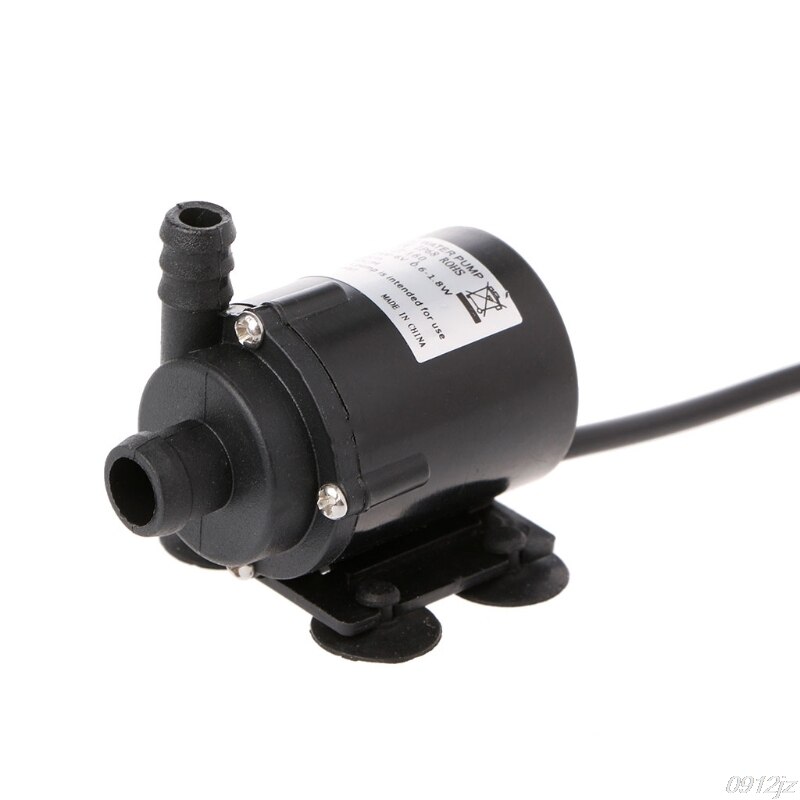 Mini Usb Dc 12V Borstelloze Dompelpompen Motor Waterpomp Voor Auto Koeling Bloedsomloop Pc Waterkoeling Low Noise