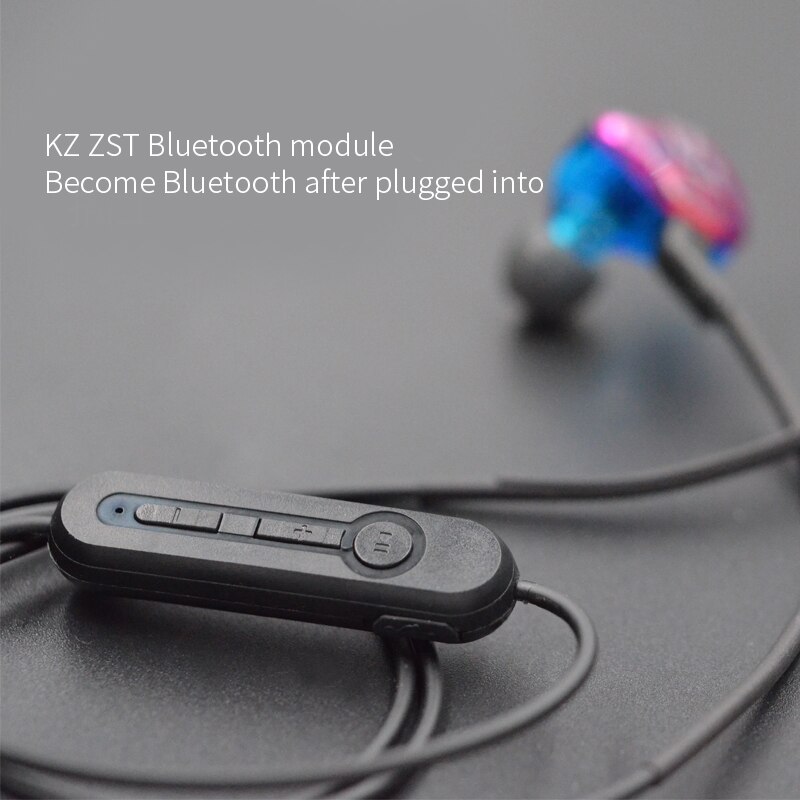 KZ-cable de auriculares Bluetooth 4,2, módulo de actualización de alta fidelidad, portátil, para colgar en la oreja, para KZ ZSTX/ZS4/ZS5/ZS6/ED16