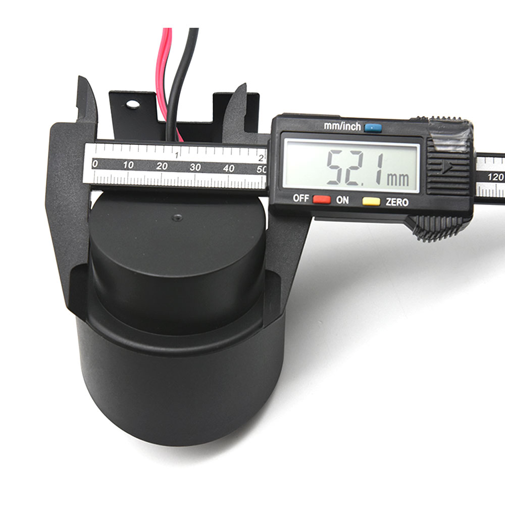 Medidor de temperatura de agua LCD redondo con Sensor de temperatura del agua, pantalla Digital M10, lente de humo, medidor automático para coche y camión, 12V y 24V