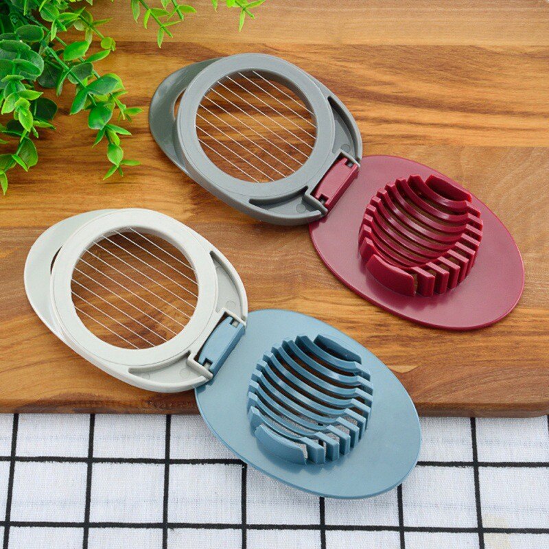 Vieruodis Egg Cutter Multifunctionele Fruit Slicer Gekookt Ei Slicer Sectie Cutter Mold Flower Edges Gadgets Keuken Benodigdheden