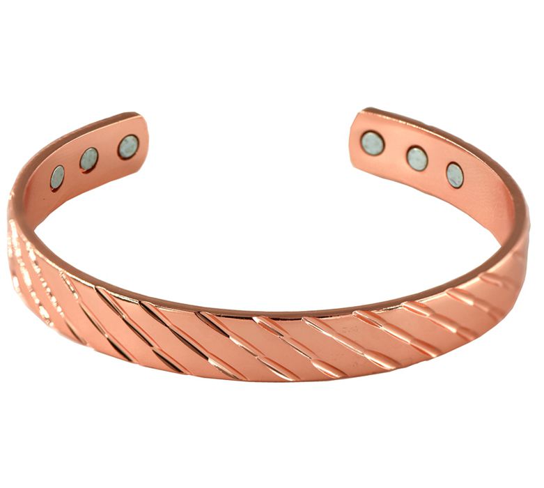 Health Care Bracelets For Women Copper Magnetic Bangle Magnet Bracelet Charm Jewelry as Cuff Open: YRQB005