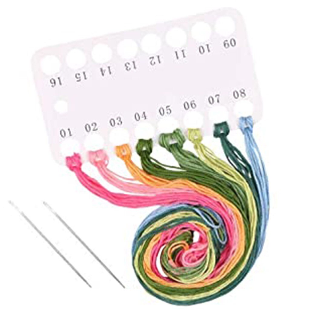 DIY Embroidery Kit Full Range of Embroidery Cross Stitch Stamped Embroidery Cloth with Floral Kit Gift Home Decoration FD