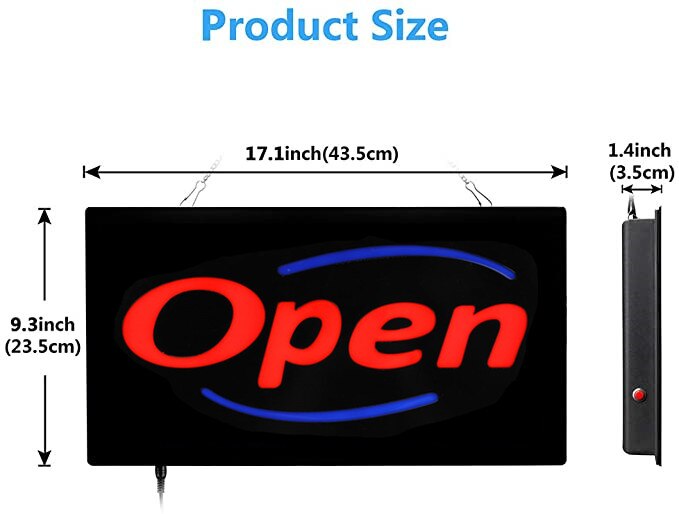 Led Neon Open Teken Voor Business: verlichte Teken Open Met Knipperende Modus-Indoor Elektrische Licht Up Teken Voor Winkels Bar Muur Hotel