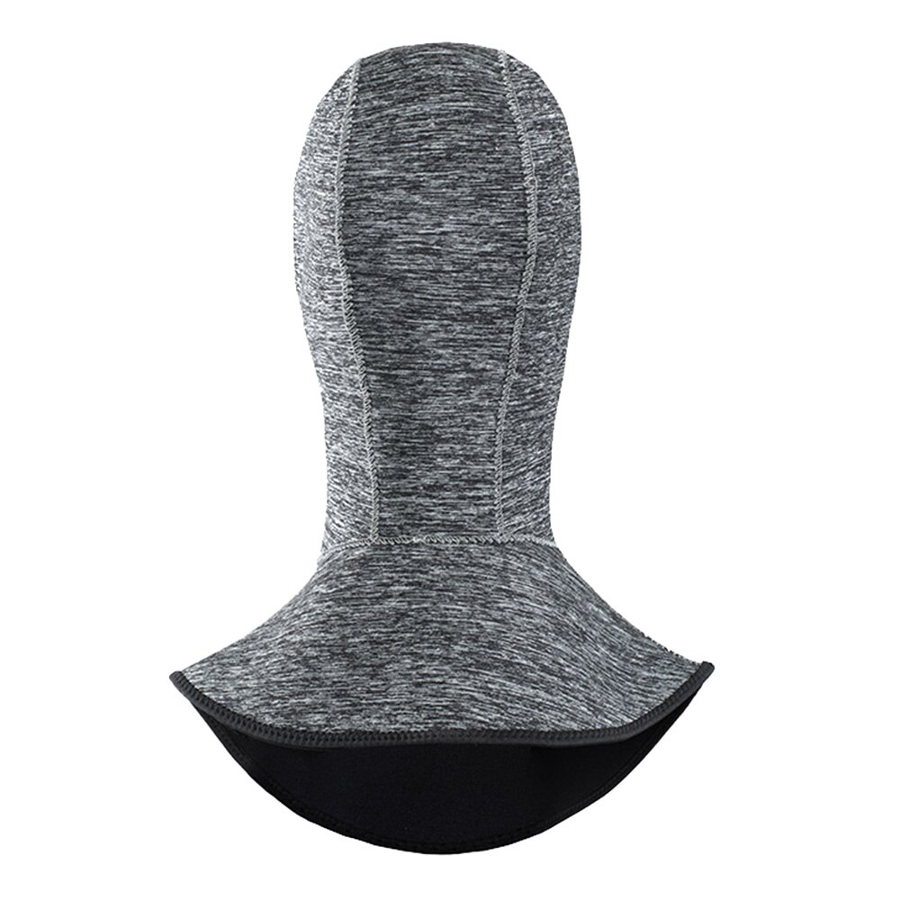 Neoprene Scuba Diving Hood 3MM Diving Cap Bib Dive Hood Warm Durable Stretchable for Surfing Snorkeling Sailing