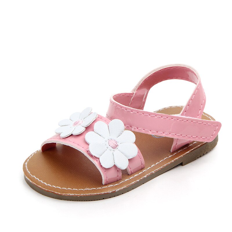 Zomer Meisje Sandalen Voor Baby Meisjes Footwear Сандалии Pasgeboren Pu Lederen Baby Schoenen Peuter Hard Rubberen Zool Kinderen Schoen