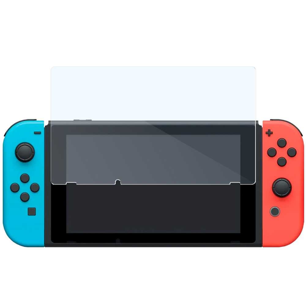 Protector de Pantalla Cristal Templado Premium Compatible con Nintendo Switch Vidrio Plano 9H Anti Golpes 2.5D