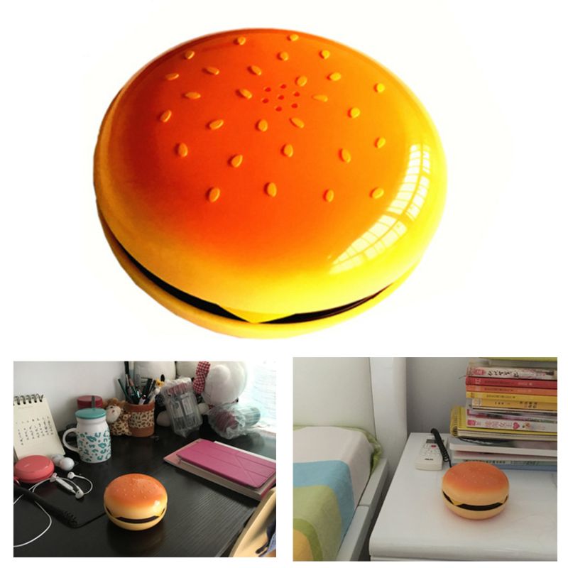 Imitation Hamburger Telephone with Wire Landline Phone for Home Art Decor