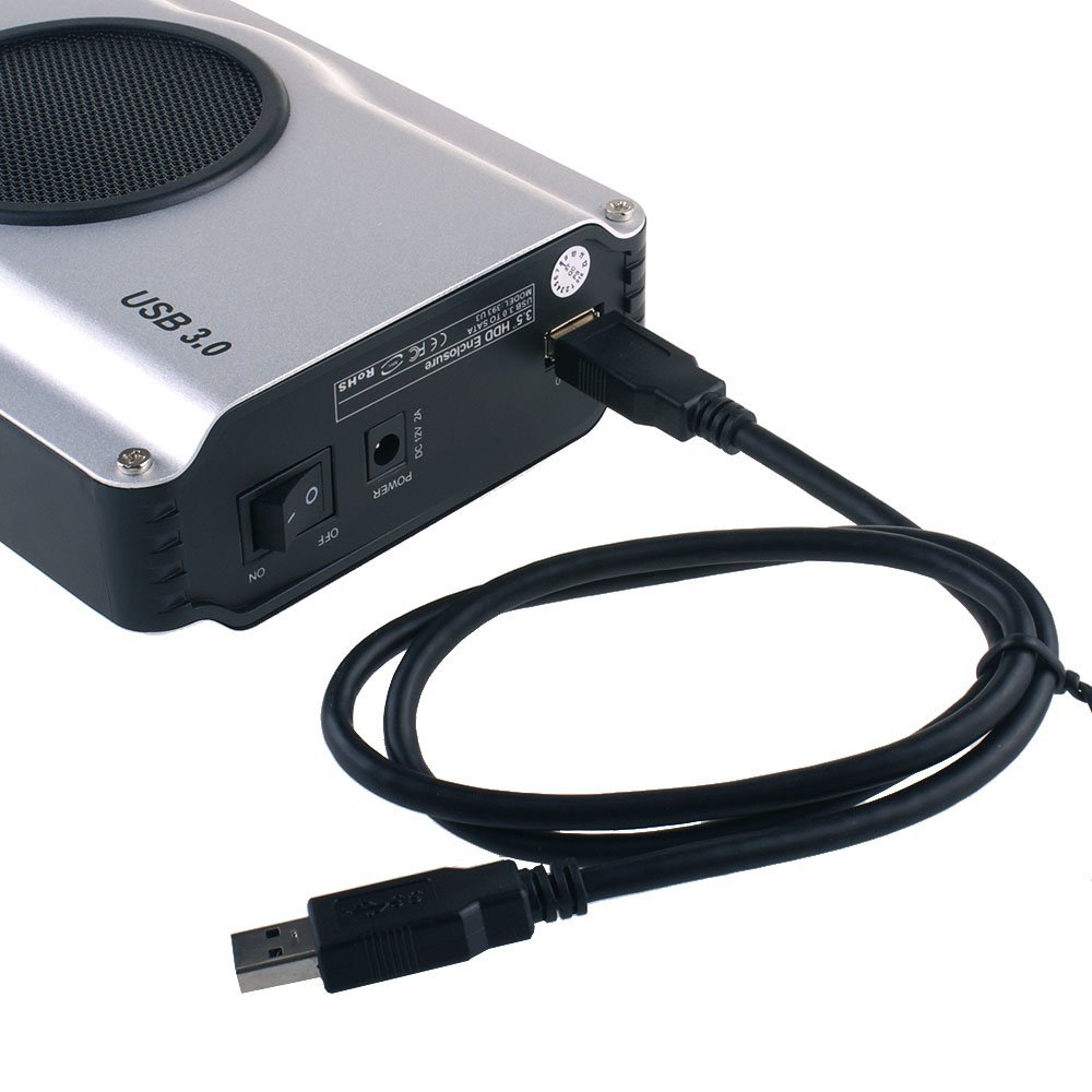 Obudowa Dysku Twardego OImaster 3.5" SATA USB 3.0 z Wentylatorem - Obsługa 8TB