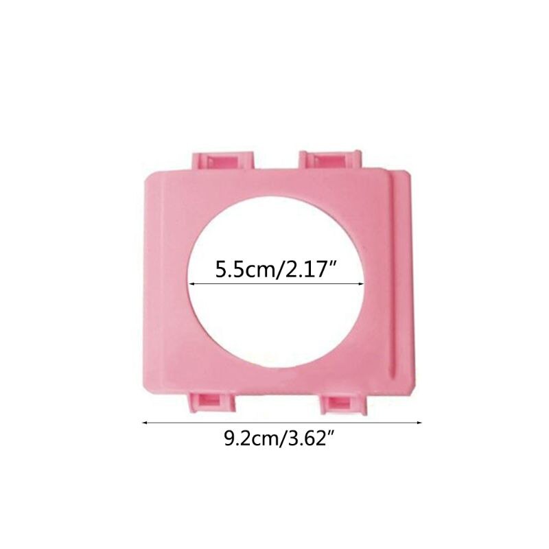 Kleine Hamster Kooi Fittings Externe Pijp Mond Baffle Hamsters Speelgoed Kooien Tunnel Poort Buiten Plaat (Willekeurige Kleur)