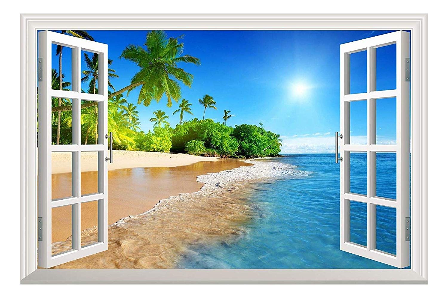 Marco de ventana de imitación, calcomanías de vini... – Grandado, image size:1500x1000