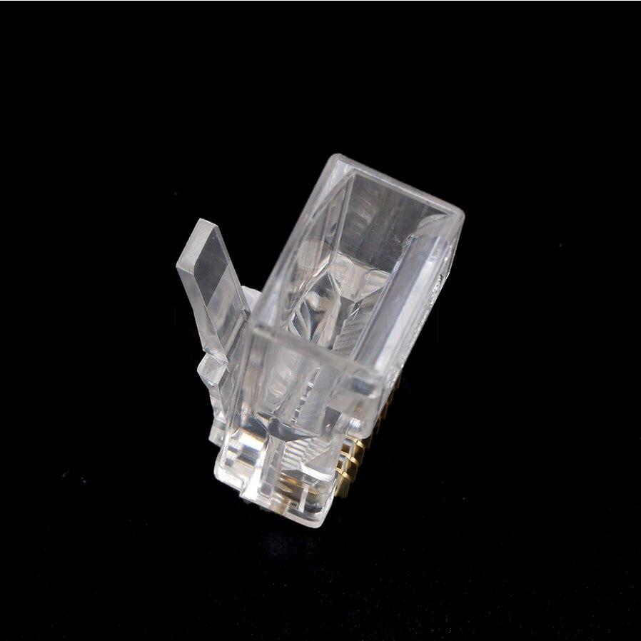 20 Stks/partij Netwerk Ethernet Crystal Heads Plug RJ45 Connectors 8Pin RJ45 Connector CAT5 CAT5e Cat6 Modulaire Kabel Stekkers Socket