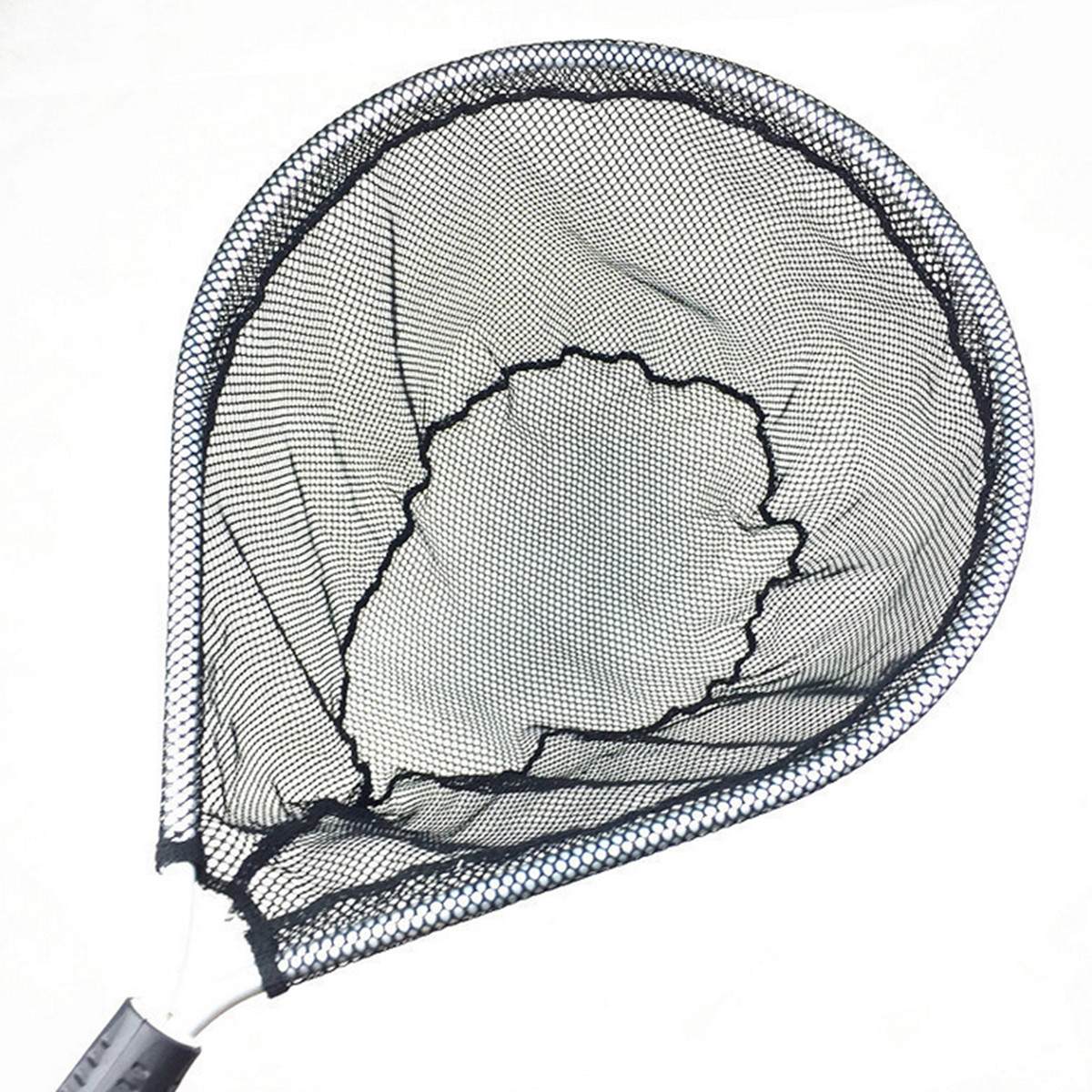 Aluminium Landing Nets Fly Fishing Fish Saver Nylon Knotless Mesh Trout Hand Net
