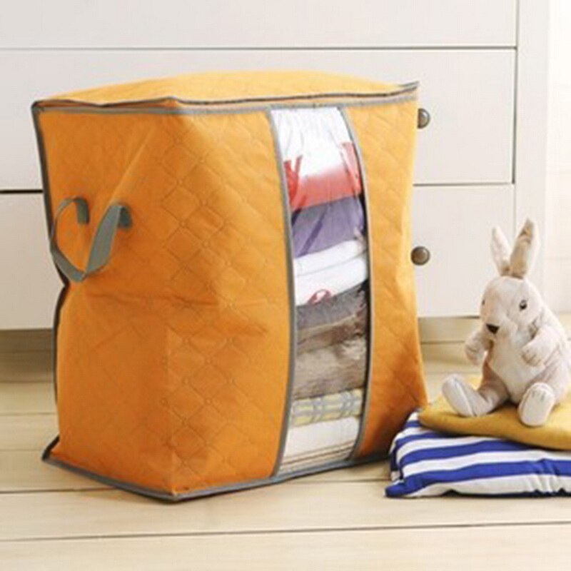 Big Capacity Dust-proof Clothes Quilt Storage Bag Blanket Closet Sweater Organizer Box Sorting Pouches Cabinet Container Travel: G99807C