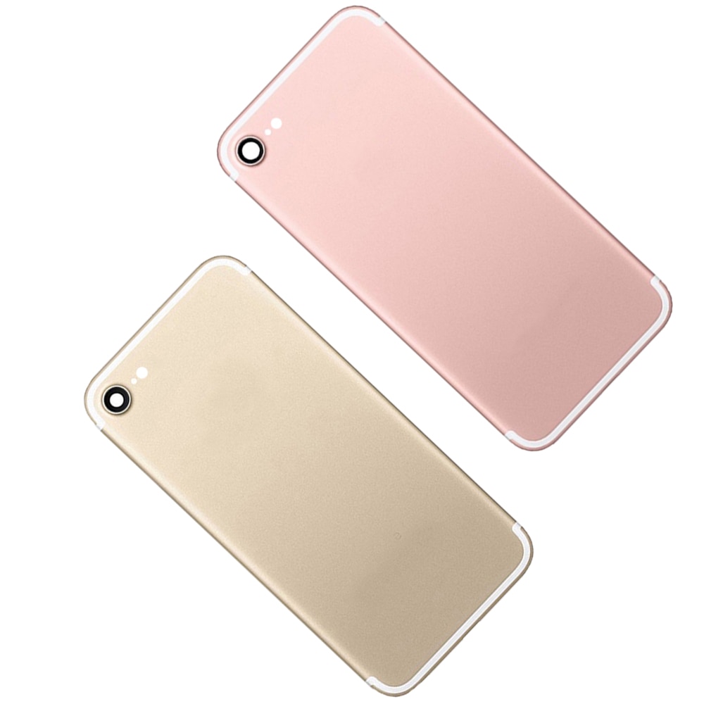 Dla iphone 7 plus 7G 7 P powrót rama środkowa obudowa wymiana części obudowa obudowa pokrywa baterii karta Sim + wersja CE